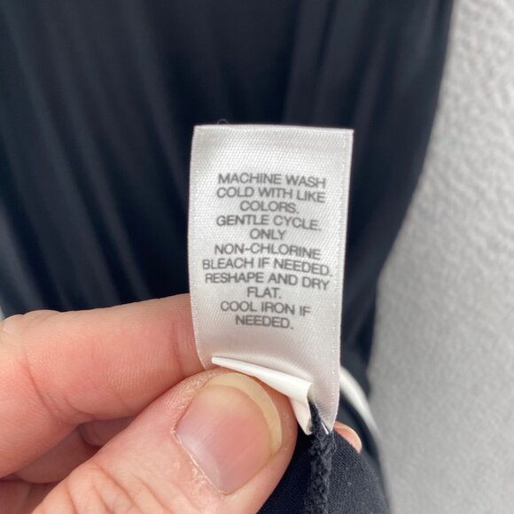 J Jill Dress Womens Medium Black Wearever Swing Jersey Knit Stretch Knee Length - Picture 7 of 10